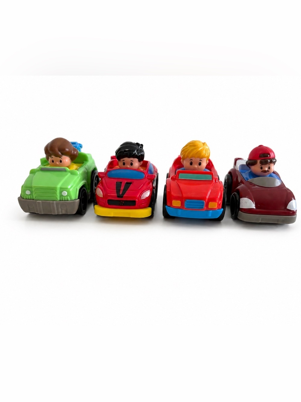 Fisher-Price Little People Wheelies Car Bundle 🚗✨ Lot of 4